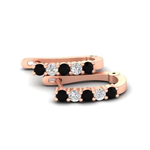 half-carat-small-hoop-black-diamond-earrings-in-rose-gold-FD-EAR9779GBLACKANGLE3-NL-RG