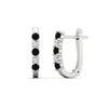 Load image into Gallery viewer, half-carat-small-hoop-black-diamond-earrings-in-white-gold-FD-EAR9779GBLACKANGLE3-NL-WG