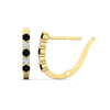 Load image into Gallery viewer, half-carat-small-hoop-black-diamond-earrings-in-yellow-gold-FD-EAR9779GBLACKANGLE3-NL-YG
