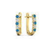 Load image into Gallery viewer, half-carat-small-hoop-blue-topaz-earrings-in-yellow-gold-FD-EAR9779GICBLTOANGLE3-NL-YG
