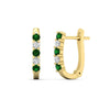 Load image into Gallery viewer, half-carat-small-hoop-emerald-earrings-in-yellow-gold-FD-EAR9779GEMGRANGLE3-NL-YG