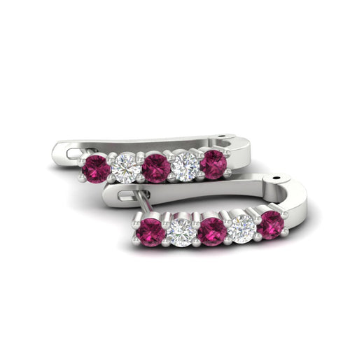 half-carat-small-hoop-pink-sapphire-earrings-in-white-gold-FD-EAR9779GSADRPIANGLE3-NL-WG