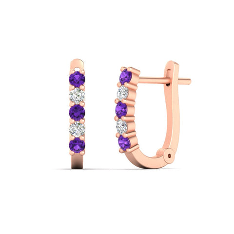 half-carat-small-hoop-purple-topaz-earrings-in-rose-gold-FD-EAR9779GVITOANGLE3-NL-RG