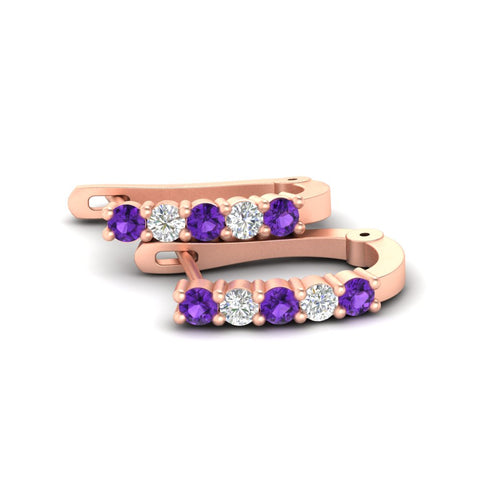 half-carat-small-hoop-purple-topaz-earrings-in-rose-gold-FD-EAR9779GVITOANGLE3-NL-RG