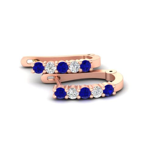 half-carat-small-hoop-sapphire-earrings-in-rose-gold-FD-EAR9779GSABLANGLE3-NL-RG