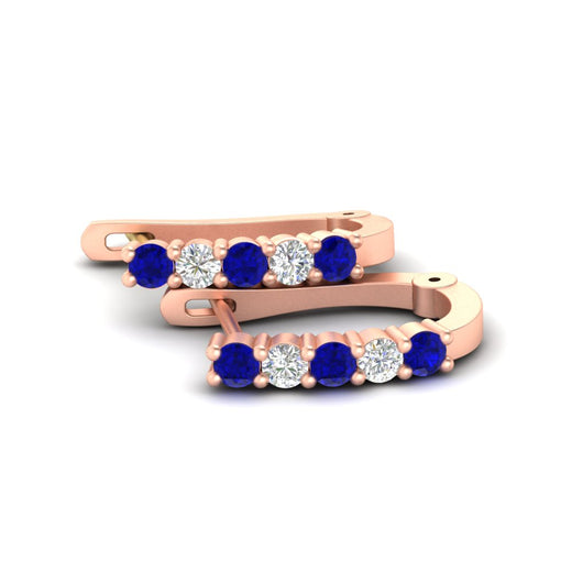 half-carat-small-hoop-sapphire-earrings-in-rose-gold-FD-EAR9779GSABLANGLE3-NL-RG