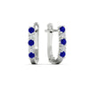 Load image into Gallery viewer, half-carat-small-hoop-sapphire-earrings-in-white-gold-FD-EAR9779GSABLANGLE3-NL-WG