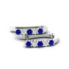 Load image into Gallery viewer, half-carat-small-hoop-sapphire-earrings-in-white-gold-FD-EAR9779GSABLANGLE3-NL-WG