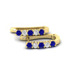 Load image into Gallery viewer, half-carat-small-hoop-sapphire-earrings-in-yellow-gold-FD-EAR9779GSABLANGLE3-NL-YG