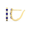 Load image into Gallery viewer, half-carat-small-hoop-sapphire-earrings-in-yellow-gold-FD-EAR9779GSABLANGLE3-NL-YG