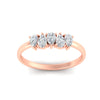 Load image into Gallery viewer, half-carat-teardrop-diamond-five-stone-band-in-rose-gold-fdwb8008peangle5-0.50ct-nl-rg.jpg