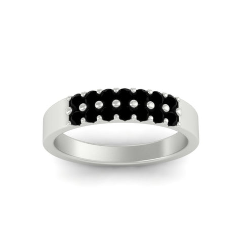 half-carat-two-row-round-black-diamond-wedding-band-in-white-gold-FD11382BGBLACKANGLE5-0.50CT-NL-WG