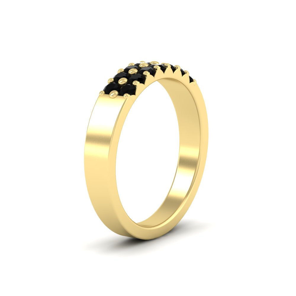 half-carat-two-row-round-black-diamond-wedding-band-in-yellow-gold-FD11382BGBLACKANGLE2-0.50CT-NL-YG