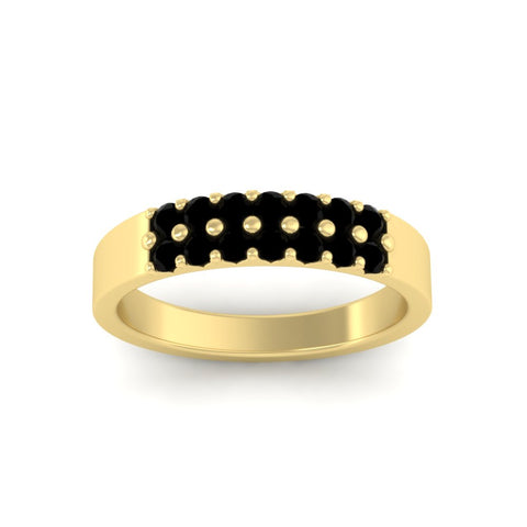 half-carat-two-row-round-black-diamond-wedding-band-in-yellow-gold-FD11382BGBLACKANGLE5-0.50CT-NL-YG