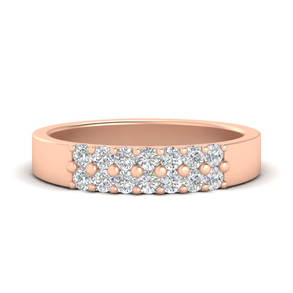 half-carat-two-row-round-diamond-wedding-band-in-rose-gold-FD11382B-0.50CT-NL-RG