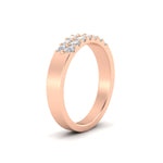 Load image into Gallery viewer, half-carat-two-row-round-diamond-wedding-band-in-rose-gold-FD11382BANGLE2-0.50CT-NL-RG