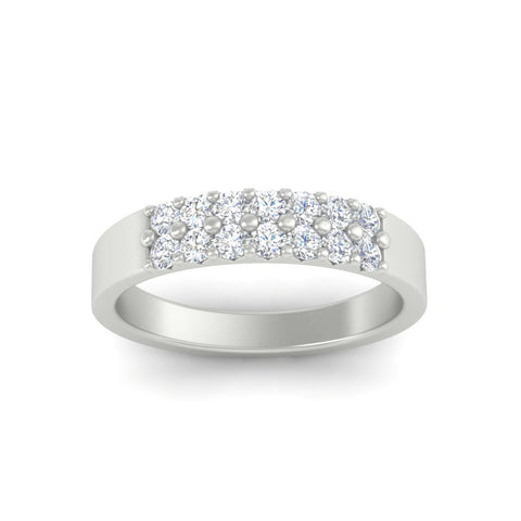 half-carat-two-row-round-diamond-wedding-band-in-white-gold-FD11382BANGLE5-0.50CT-NL-WG