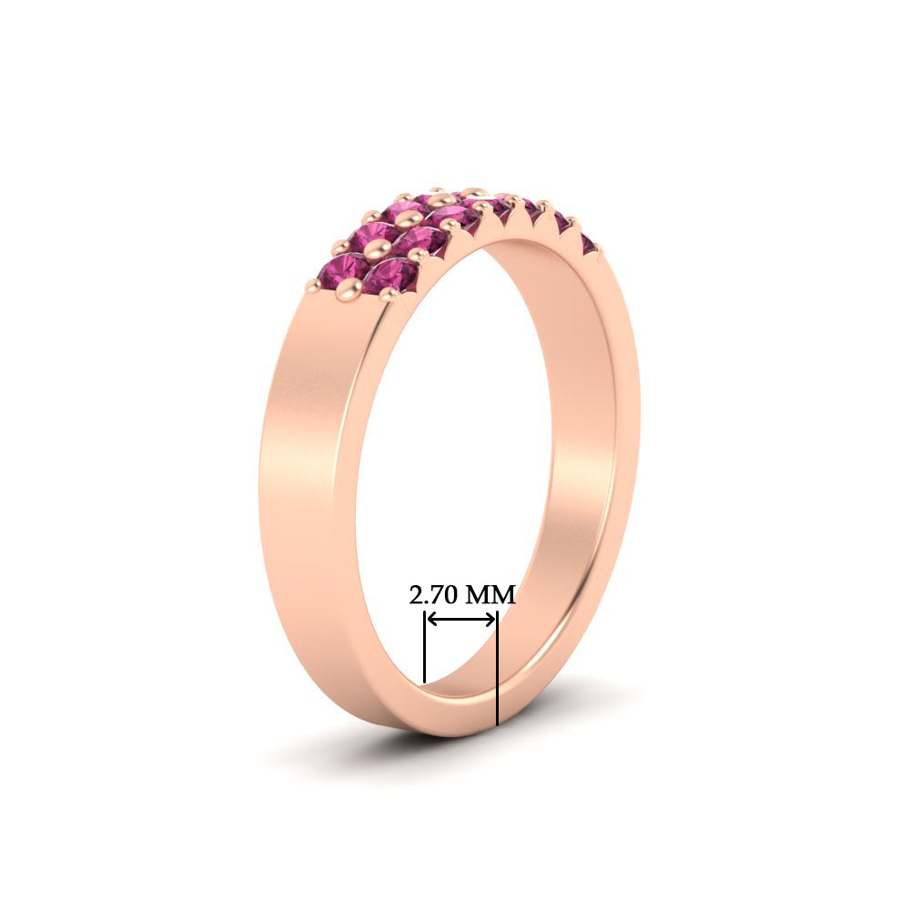 half-carat-two-row-round-pink-sapphire-wedding-band-in-rose-gold-FD11382BGSADRPIANGLE2-0.50CT-NL-RG-HW