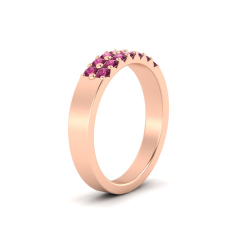 half-carat-two-row-round-pink-sapphire-wedding-band-in-rose-gold-FD11382BGSADRPIANGLE2-0.50CT-NL-RG