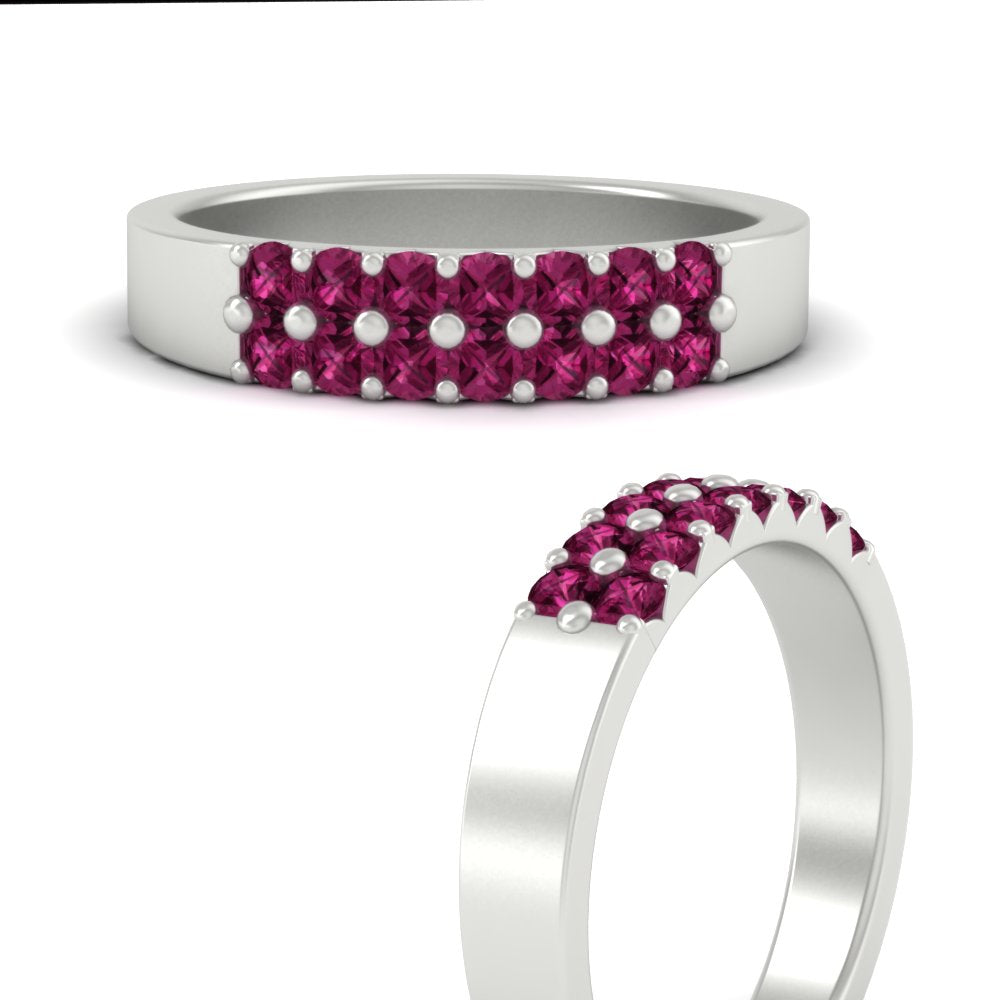 half-carat-two-row-round-pink-sapphire-wedding-band-in-white-gold-FD11382BGSADRPIANGLE3-0.50CT-NL-WG