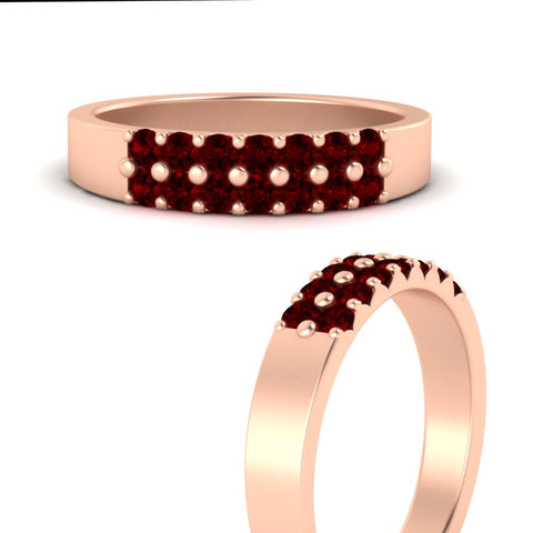 half-carat-two-row-round-ruby-wedding-band-in-rose-gold-FD11382BGRUDRANGLE3-0.50CT-NL-RG