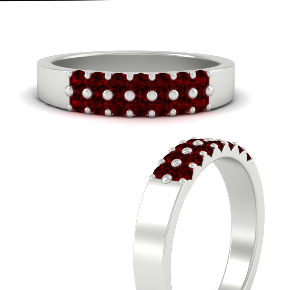 half-carat-two-row-round-ruby-wedding-band-in-white-gold-FD11382BGRUDRANGLE3-0.50CT-NL-WG