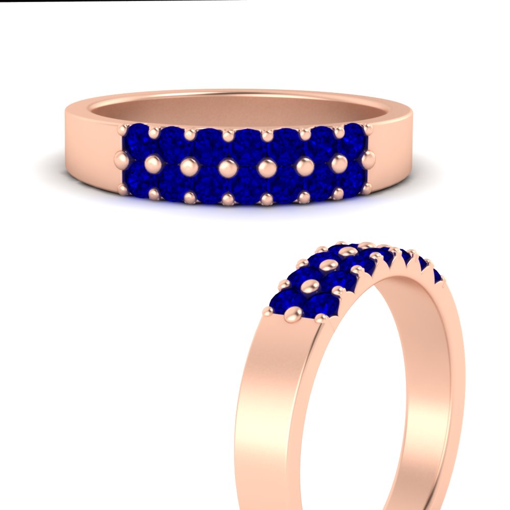 half-carat-two-row-round-sapphire-wedding-band-in-rose-gold-FD11382BGSABLANGLE3-0.50CT-NL-RG