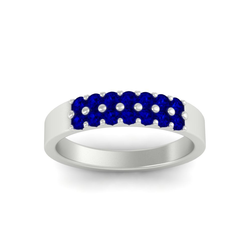 half-carat-two-row-round-sapphire-wedding-band-in-white-gold-FD11382BGSABLANGLE5-0.50CT-NL-WG