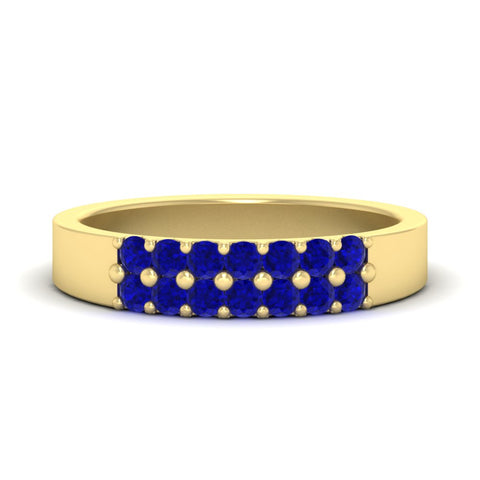 half-carat-two-row-round-sapphire-wedding-band-in-yellow-gold-FD11382BGSABL-0.50CT-NL-YG