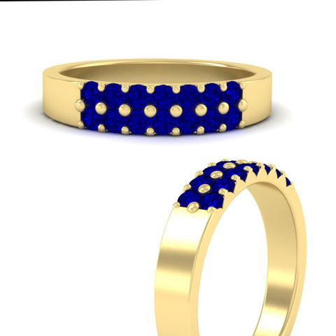 half-carat-two-row-round-sapphire-wedding-band-in-yellow-gold-FD11382BGSABLANGLE3-0.50CT-NL-YG