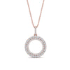 Load image into Gallery viewer, half-ct.-diamond-double-circle-pendant-in-FDPD10761-NL-RG