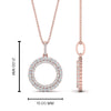 Load image into Gallery viewer, half-ct.-diamond-double-circle-pendant-in-FDPD10761-NL-RG