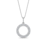 Load image into Gallery viewer, half-ct.-diamond-double-circle-pendant-in-FDPD10761-NL-WG

