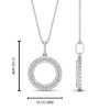 Load image into Gallery viewer, half-ct.-diamond-double-circle-pendant-in-FDPD10761-NL-WG