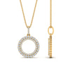 Load image into Gallery viewer, half-ct.-diamond-double-circle-pendant-in-FDPD10761-NL-YG