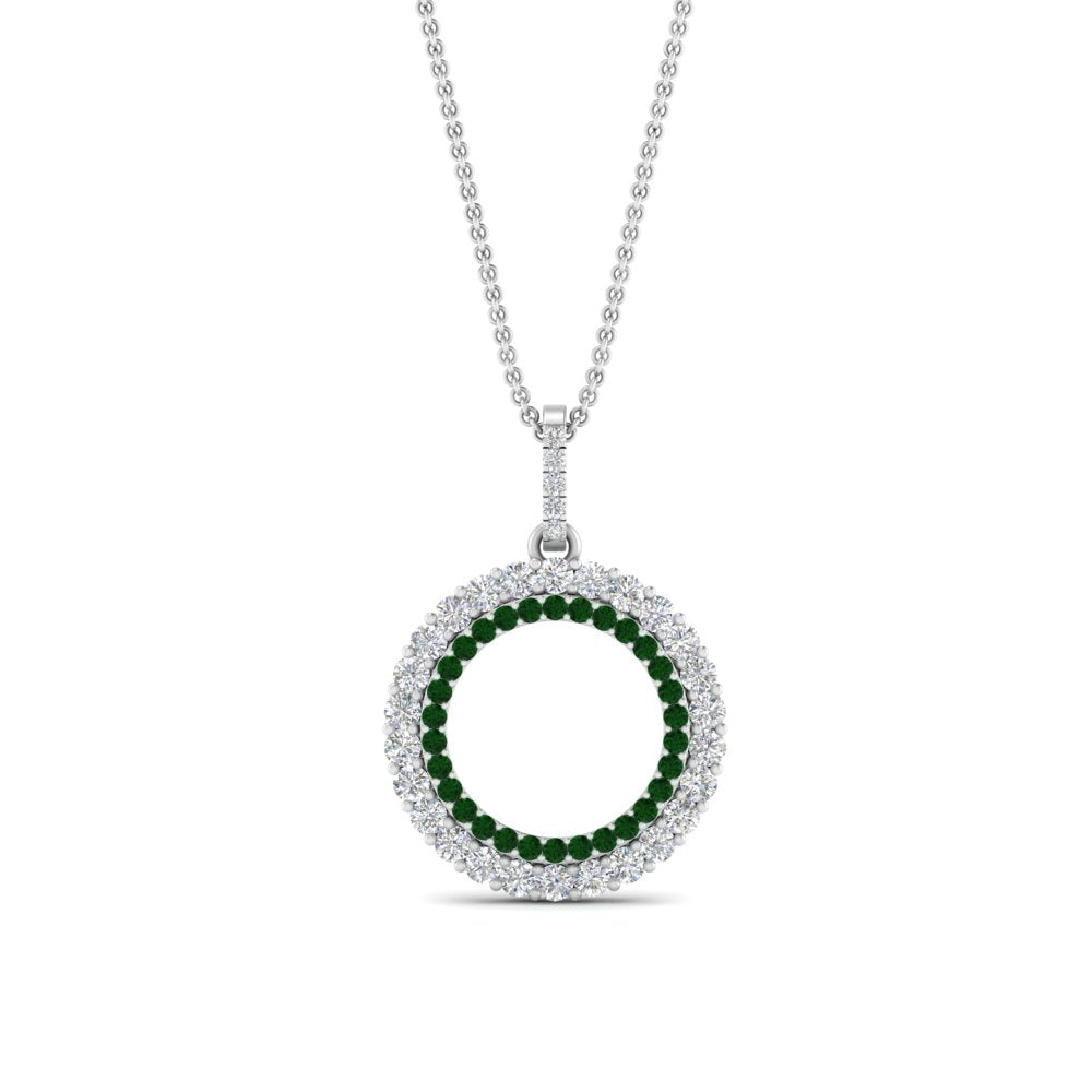 half-ct.-diamond-double-circle-pendant-with-emerald-in-FDPD10761-GEMGR-NL-WG