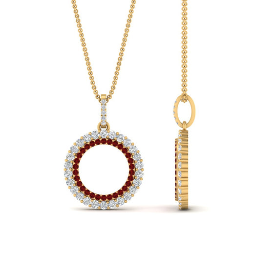 half-ct.-diamond-double-circle-pendant-with-ruby-in-FDPD10761-GRUDR-NL-YG