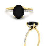 Load image into Gallery viewer, half-eternity-oval-black-diamond-hidden-halo-ring-with-diamond-in-yellow-gold-FD9788OVRGBLACK-NL-YG.jpg
