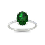Load image into Gallery viewer, half-eternity-oval-emerald-hidden-halo-ring-with-diamond-in-white-gold-FD9788OVRGEMGR-NL-WG.jpg

