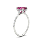 Load image into Gallery viewer, half-eternity-oval-pink-sapphire-hidden-halo-ring-with-diamond-in-white-gold-FD9788OVRGSADRPI-NL-WG.jpg
