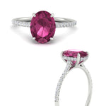 Load image into Gallery viewer, half-eternity-oval-pink-sapphire-hidden-halo-ring-with-diamond-in-white-gold-FD9788OVRGSADRPI-NL-WG.jpg
