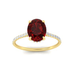 Load image into Gallery viewer, half-eternity-oval-ruby-hidden-halo-ring-with-diamond-in-yellow-gold-FD9788OVRGRUDR-NL-YG.jpg
