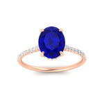 Load image into Gallery viewer, half-eternity-oval-sapphire-hidden-halo-ring-with-diamond-in-rose-gold-FD9788OVRGSABL-NL-RG.jpg
