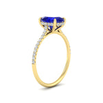 Load image into Gallery viewer, half-eternity-oval-sapphire-hidden-halo-ring-with-diamond-in-yellow-gold-FD9788OVRGSABL-NL-YG.jpg
