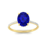 Load image into Gallery viewer, half-eternity-oval-sapphire-hidden-halo-ring-with-diamond-in-yellow-gold-FD9788OVRGSABL-NL-YG.jpg
