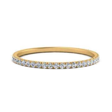 Three Fourth Way Stackable Wedding Ring