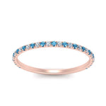 Load image into Gallery viewer, half-eternity-stackable-diamond-wedding-ring-with-blue-topaz-in-FD67818BGICBLTO-NL-RG

