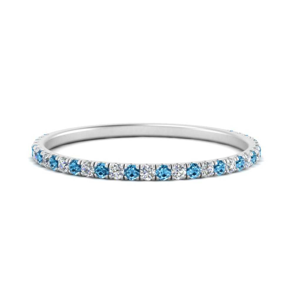 half-eternity-stackable-diamond-wedding-ring-with-blue-topaz-in-FD67818BGICBLTO-NL-WG