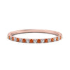 Load image into Gallery viewer, half-eternity-stackable-diamond-wedding-ring-with-orange-sapphire-in-FD67818BGSAOR-NL-RG
