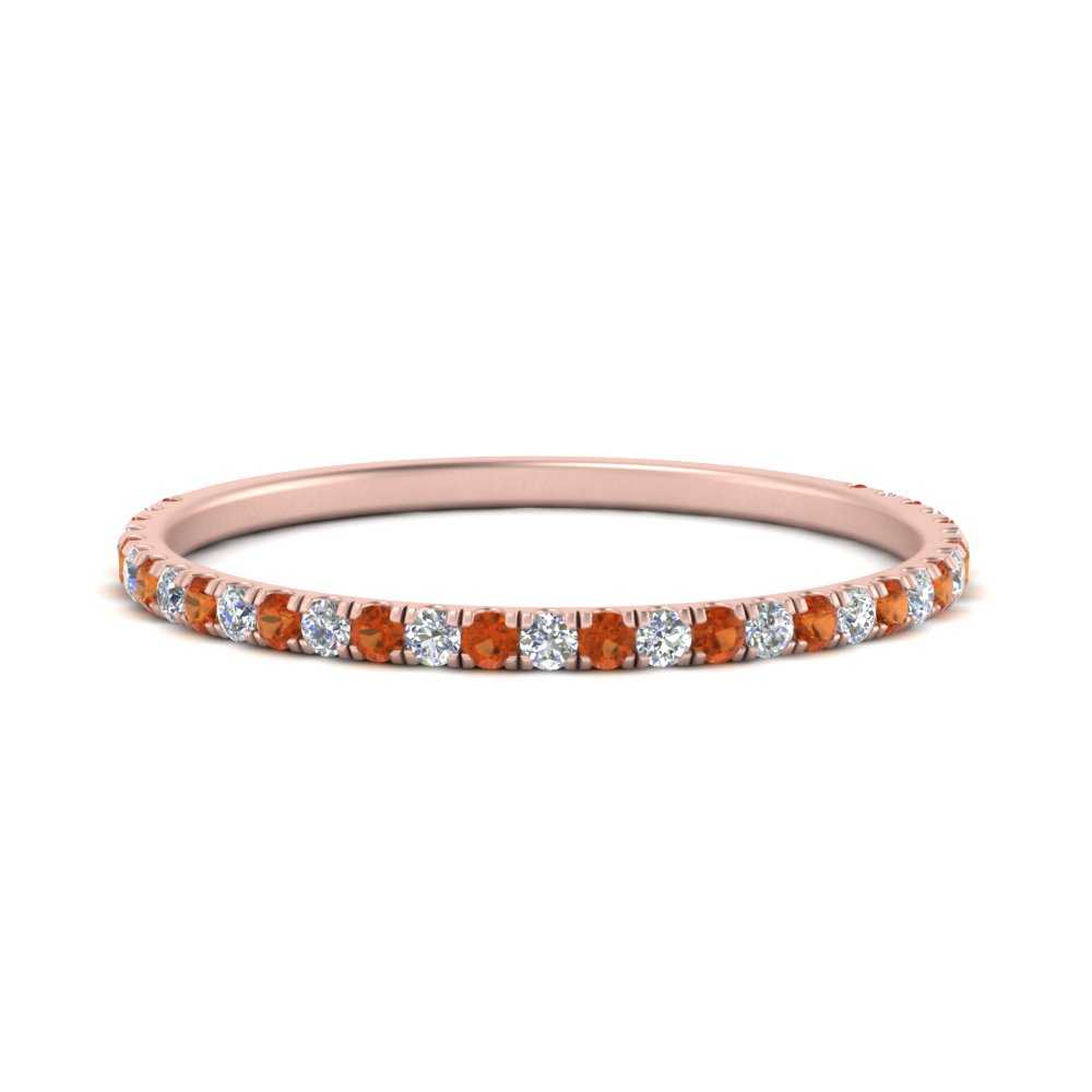 half-eternity-stackable-diamond-wedding-ring-with-orange-sapphire-in-FD67818BGSAOR-NL-RG